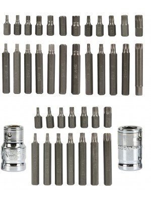 Uzgaļu Komplekts TORX. HEX. SPLINE, 40 Gab. (M66410)